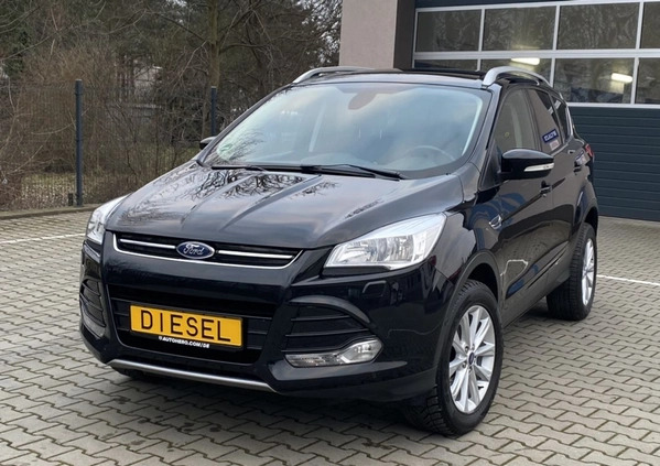 Ford Kuga cena 55900 przebieg: 146059, rok produkcji 2015 z Poręba małe 326